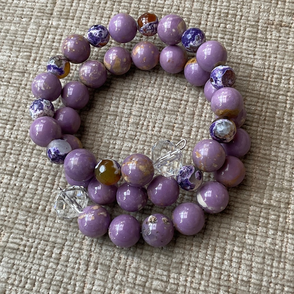 Purple bracelet